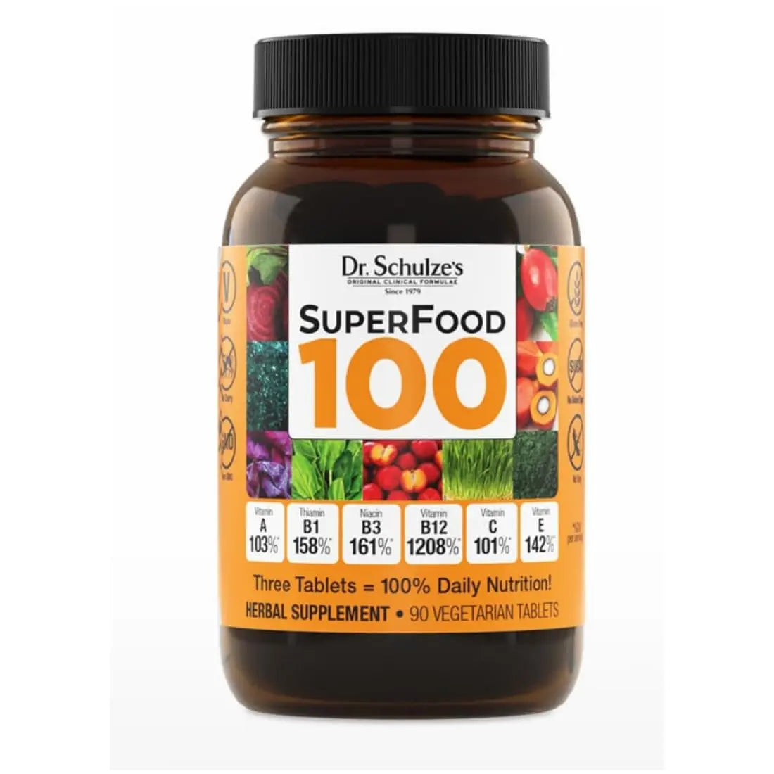 Dr. Schulze's Superfood 100 | Vitamin & Mineral Herbal Concentrate | Dietary Supplement Dr. Schulze's Au supplements