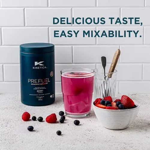 Kinetica PreFuel, Pre Workout, 5.9g Amino Acids & 2.3g BCAA's per Serving, 30 Servings Kinetica Au supplements