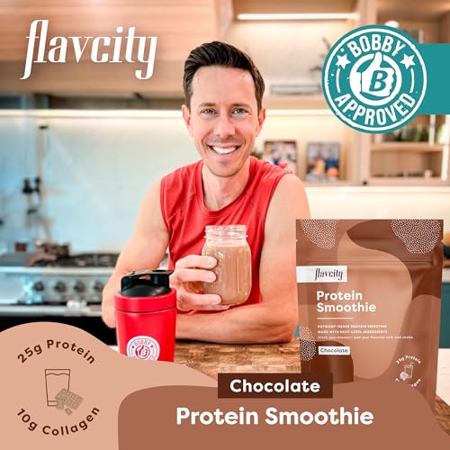 FlavCity Protein Powder Smoothie, Chocolate - 100% Grass-Fed Whey Protein Smoothie FlavCity Au supplements