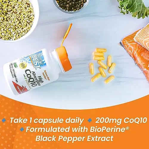 Doctor's Best High Absorption CoQ10 with BioPerine, Non-GMO, Gluten & Soy Free Doctor's BEST Au supplements