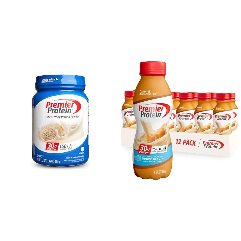 Premier Protein Powder & Premier Liquid Protein Shake, Caramel, 30g Protein, 1g Sugar Premier Protein Au supplements