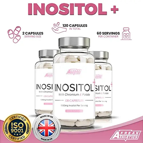 Myo-Inositol Capsules by Freak Athletics - Inositol Capsules with Chromium & Folate Freak Athletics Au supplements