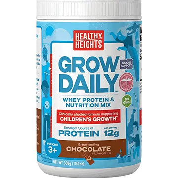 Grow Daily 3+ Shake Mix 7-serving Canister by Healthy Heights - Protein Powder Healthy Height Au supplements