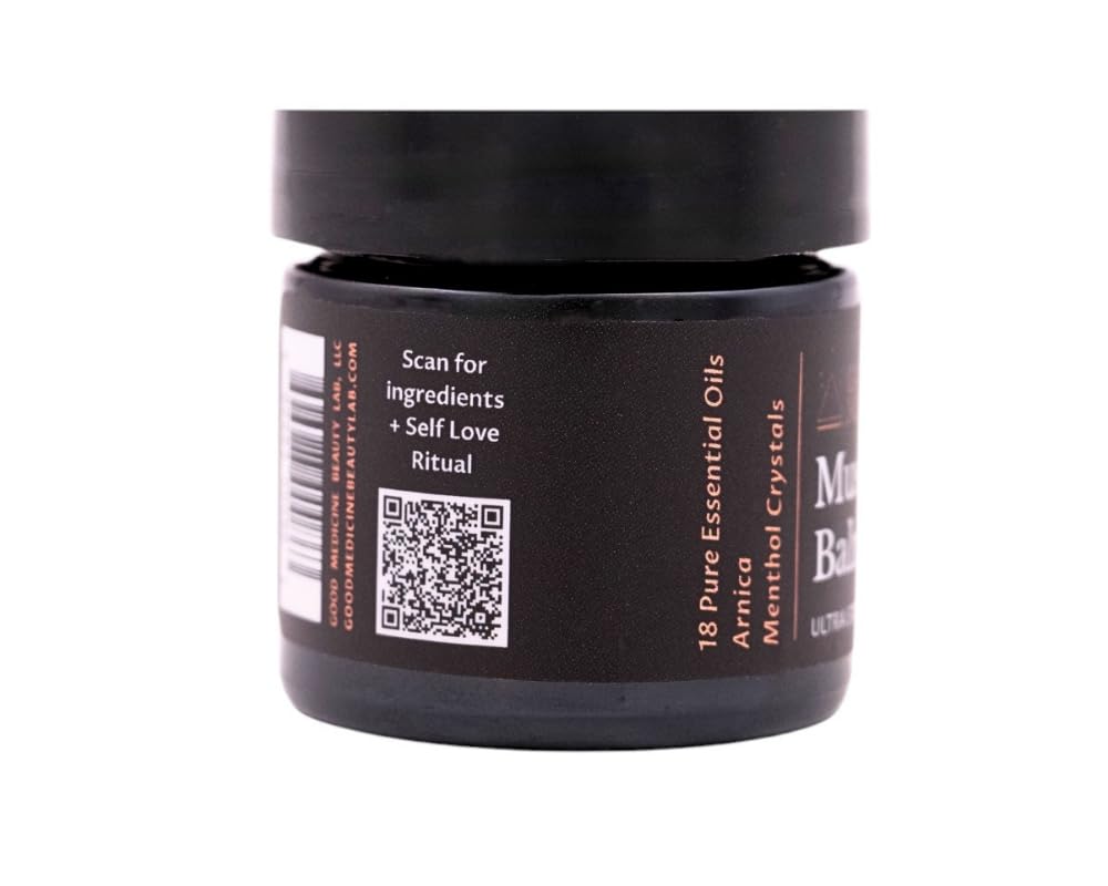 Muscle Balm - Relieves Sore Muscles and Joints, Ease and Soothe Discomfort Due to Muscle and Joint Soreness and Aches. Ultra Relief Formula (1 Ounce) GOOD MEDICINE INTUITIVE SKINCARE Au supplements