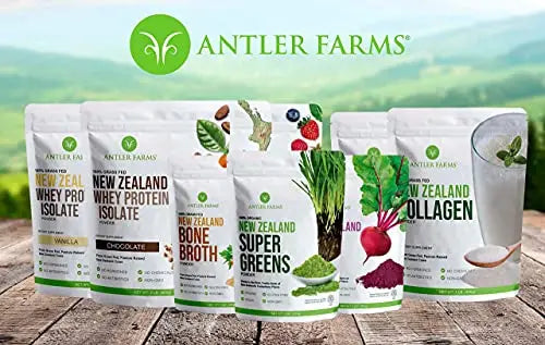 Antler Farms - 100% Grass Fed New Zealand Whey Protein Isolate, Unflavored, 30 Servings Antler Farms Au supplements