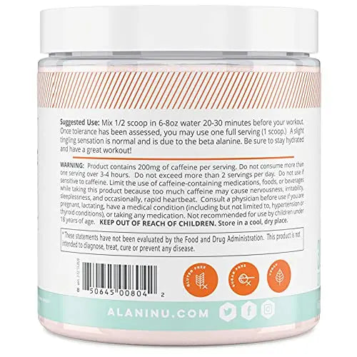Alani Nu Pre Workout Powder | Amino Energy Boost | Endurance Supple Alani Nu Au supplements