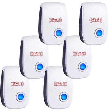 Ultrasonic Pest Repeller 6 Packs Electronic Plug in Indoor Sonic Repellent Palmandpond Au supplements
