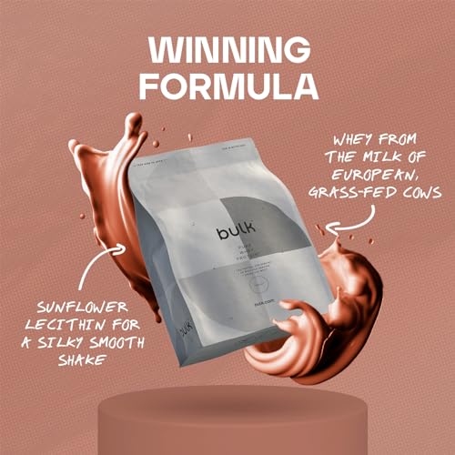 Bulk Pure Whey Protein Powder Shake, Tiramisu, 1 kg, Packaging May Vary Bulk Au supplements
