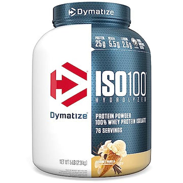 Dymatize ISO 100 Protein Powder with 25g of Hydrolyzed 100% Whey Isolate, Vanilla 5 Dymatize Au supplements