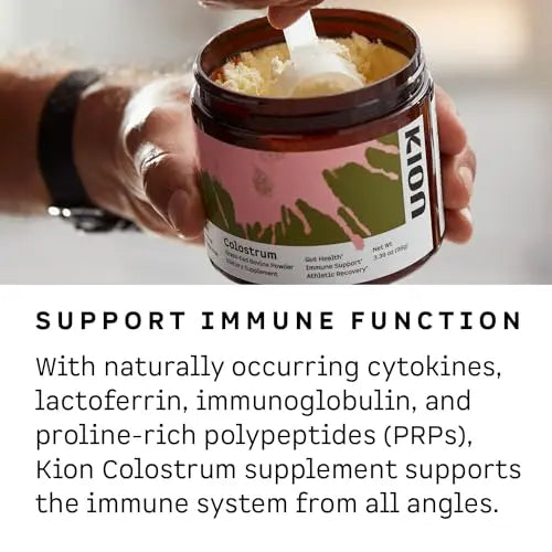 Kion Colostrum | Grass-Fed Bovine | Gut Health and Immune Support | 30 Servings Kion Au supplements
