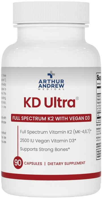 Arthur Andrew Medical, KD Ultra, Immunity, Heart and Bone Health, 90 Capsules Arthur Andrew Medical Au supplements