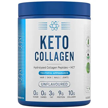 Applied Nutrition Keto Protein Powder, Hydrolysed Collagen Peptides + MCT Healthy Fats & Skin, Ketogenic & Paleo Diet Applied Nutrition Au supplements