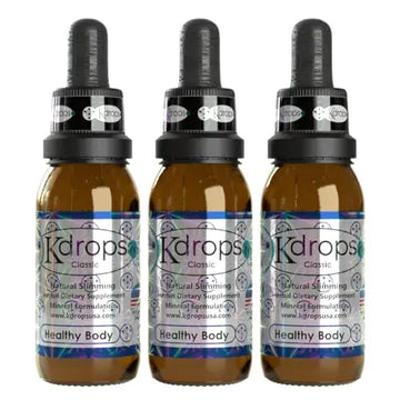 KDROPS CLASSIC - Powerful Fat Burner, Liquid Drops - 3 Month Treatment (Pack of 3) KDrops Classic Au supplements
