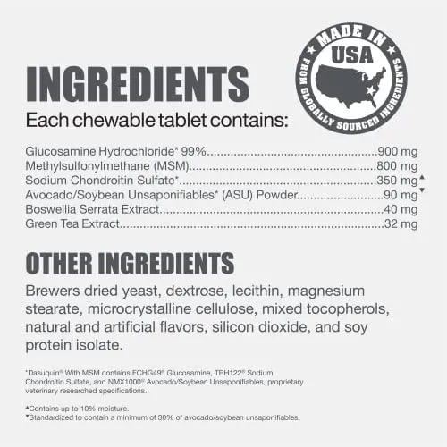 Nutramax Laboratories Dasuquin with MSM Joint Health Supplement for Large Dogs Nutramax Laboratories Au supplements