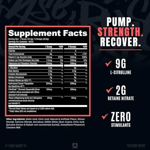 RYSE Up Supplements Signature Series Pump Daddy V2 | Official Noel Deyzel Non Stim RYSE Up Supplements Au supplements