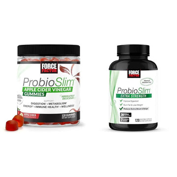 Force Factor ProbioSlim Apple Cider Vinegar Gummies with Organic, LactoSpore Probiotics Force Factor Au supplements