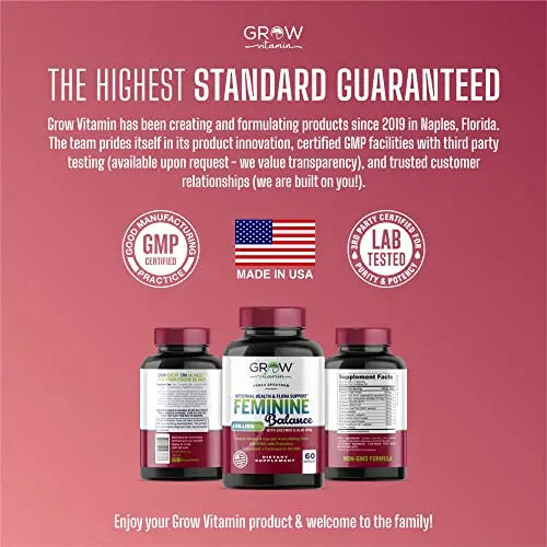 Feminine Balance Complex | Candida Support | Oregano & Caprylic Acid Blend grow vitamin Au supplements