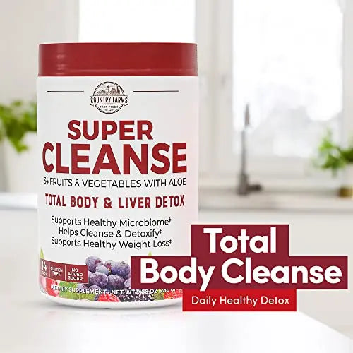 COUNTRY FARMS Super Cleanse, Super Juice Cleanse, Supports Healthy COUNTRY FARMS Au supplements