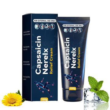 QYGCHUSIN Capsaicin Neuropathy Relief Cream with Arnica, Menthol, MSM & Glucosamine, Soothing Cream for Feet, Hands, Legs, Joints, Waist & Muscles, 100g,1pack QYGCHUSIN Au supplements