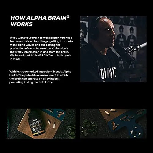 ONNIT Alpha Brain (120ct) - Over 1 Million Bottles Sold - Premium Nootropic Brain Sup ONNIT Au supplements