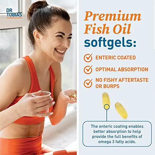 Dr. Tobias Omega-3 Fish Oil, Triple Strength, Supports Brain & Heart Health, 2000 mg Dr. Tobias Au supplements