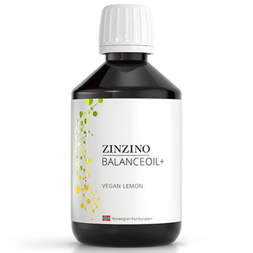 Zinzino - BalanceOil+ Vegan Lemon, Synergistic Blend with Marine Micro-Algae, Olive Oil, Ahiflower Seed Oil, Vegan Vitamin D3-300 ml ZINZINO Au supplements