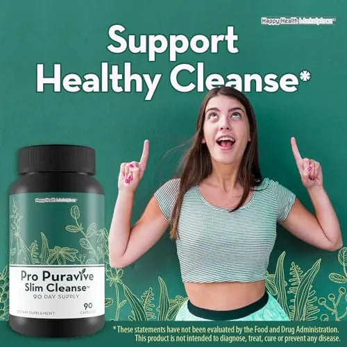 Pro Puravive Slim Cleanse - 90 Day Supply - Our Best Gentle Full Body Detox Cleanse Happy Health Marketplace Au supplements