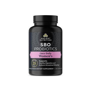 Ancient Nutrition Probiotics for Women, Once Daily Women's Probiotics 30ct, Digestive Support and Reduces Occasional Bloating, Made with Chaste Tree Berry and Amla Berry, 25 Billion CFUs* Ancient Nutrition Au supplements