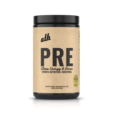 ATH PRE, Natural Plant Based Pre Workout, Low Caffeine, Low Stim, Pump, Clean Ingredients ATH Au supplements