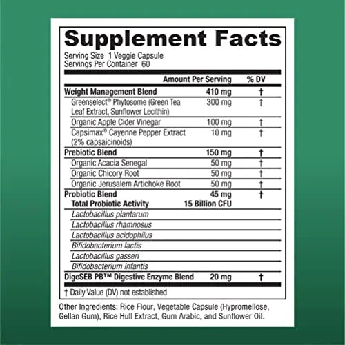 Physician's CHOICE Probiotics for Weight Management & Bloating - 6 Probiotic Strains Physician's CHOICE Au supplements