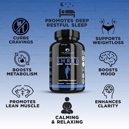 Thermogenic Shred - Fat Burner Sleep Aid Diet Pills, Appetite Suppressant for Weight Loss THE ENCLARE NUTRITION Au supplements