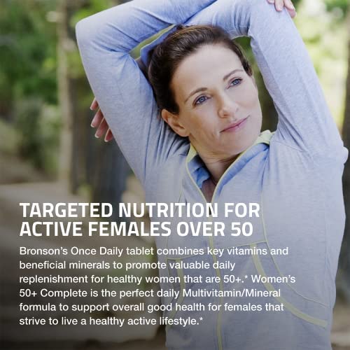 Bronson ONE Daily Women’s 50+ Complete Multivitamin Multimineral, 90 Tablets Bronson Au supplements