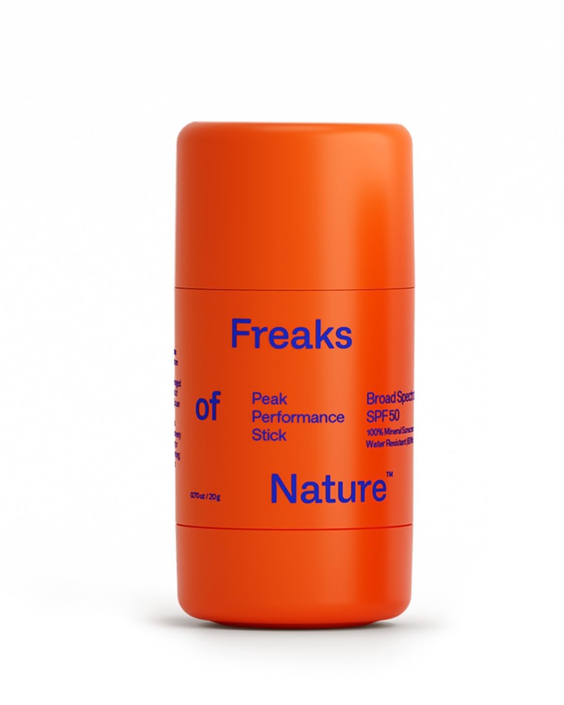 Peak Performance Sun Stick SPF 50 | 100% Mineral Sunscreen | Lightweight, 40-Min Water-Resistant | Plant-Based, Eco-Friendly, Reef-Safe, Cruelty-Free | All Skin Types | 0.70 oz | Pack of 2 Freaks of Nature Au supplements