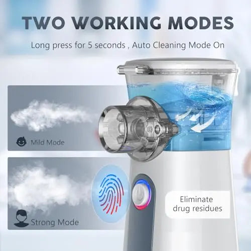 Compact Portable Nebulizer, Mesh Nebulizer, auto-Cleaning Handheld Nebulizer Dornvap Au supplements
