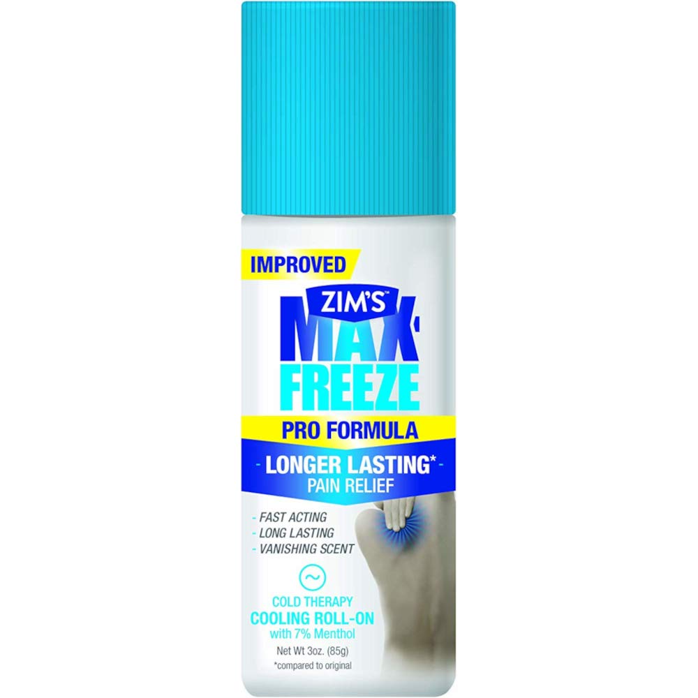 Zim's Max Freeze Pain Relief Roll On, 3 Ounces each (Value Pack of 8) Kaxilu Au supplements