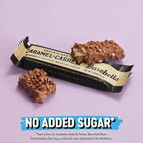 Barebells Protein Bars Caramel Cashew - 12 Count, 1.9oz Bars with 20g of High Protein BAREBELLS Au supplements