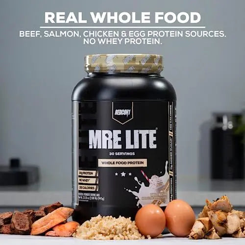 REDCON1 MRE Lite Whole Food Protein Powder, Fudge Brownie - Low Carb & Whey REDCON1 Au supplements