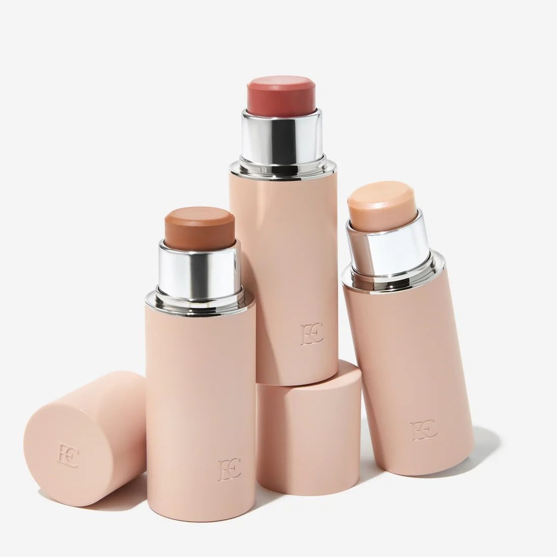 EarthsCure Glow Trio - 3 Piece Set: Bronzer, Blush, and Highlighter. Buildable Cream Sticks For a Luminous, Natural, and Youthful Look EarthsCure Au supplements