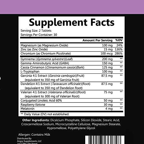 Angry Supplements Skinny Dreams, Night Time for Restful Sleep All-Natural Weight Loss Angry Supplements Au supplements