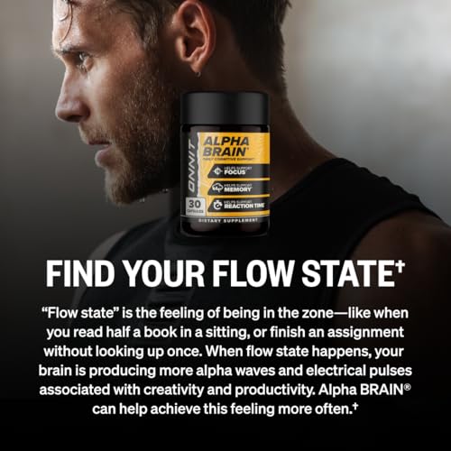 ONNIT Alpha Brain Nootropic Capsules for Men & Women, IGEN Non-GMO Tested Memory, Focus & Mental Clarity, with L-Theanine and Vitamin B6, 90 Count Each, Pack of 4 (360 Capsules) ONNIT Au supplements