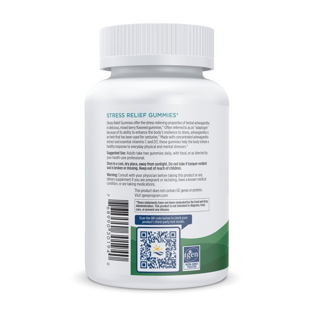 Nordic Naturals Stress Relief Gummies, Mixed Berry, 40 Gummy Supplements, Supports Daily Mood and Immune System Health, Non-GMO, Vegetarian, 20 Servings Nordic Naturals Au supplements