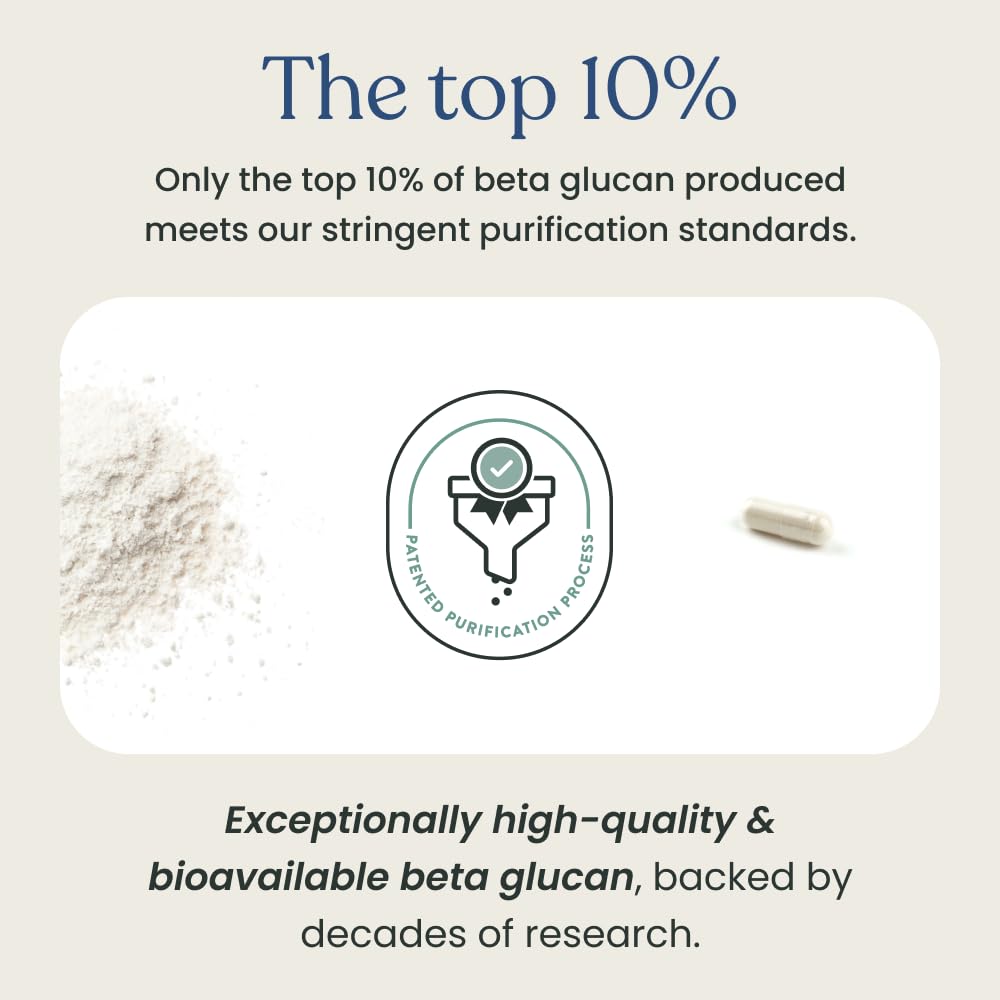 Better Way Health™ - Advanced Immune Readiness - Highly Purified 1,3/1,6 Beta Glucan 100 - Clinically Tested Immune Defense - 100mg/60 Capsules Better Way Health Au supplements