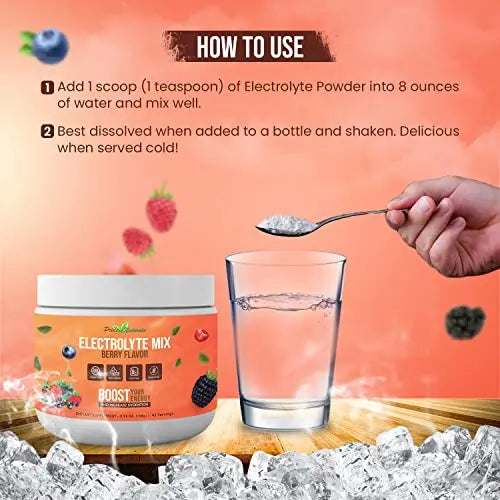 Electrolyte Powder - Refreshing Workout Recovery Electrolytes, Sugar Free, Gluten Free Pride Naturals, Inc Au supplements