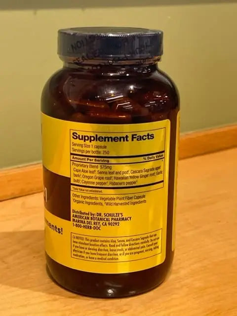Dr. Schulze's Intestinal Formula #1 | All Natural Bowel Cleanse | Promotes Regular Dr. Schulze's Au supplements