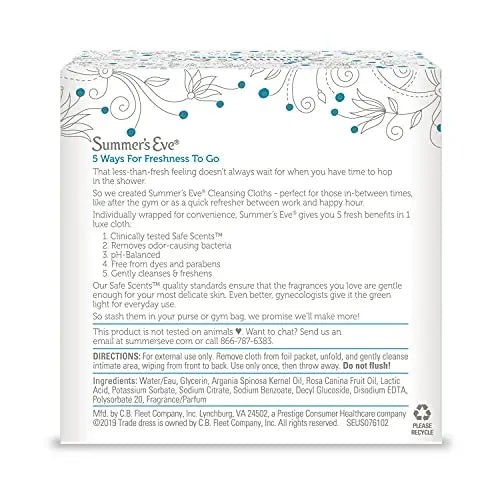 Summer's Eve Cleansing Wipes, Sunset Oasis, 16 count Summer's Eve Au supplements