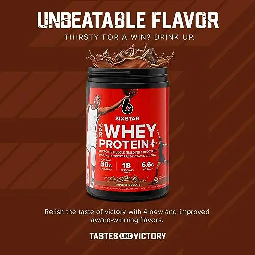 Six Star Elite Series 100% Whey Protein Plus Triple Chocolate 1.8lbs US Six Star Au supplements