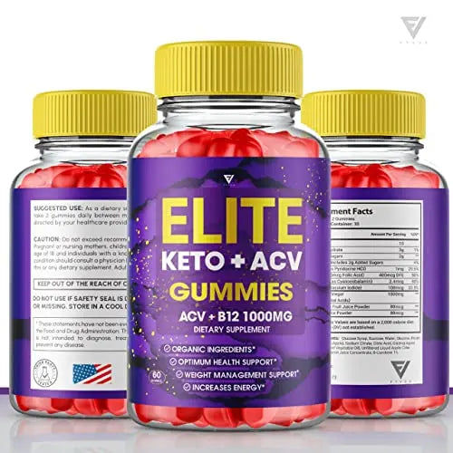 (2 Pack) Elite Keto ACV Gummies AVC, Elite Keto Plus ACV Advanced Weight Loss Gummies Fyvus Au supplements
