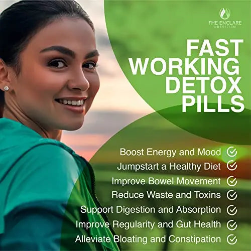 THE ENCLARE NUTRITION Colon Cleanser Detox. Premium 15 Day Fast-Acting Diet Pills THE ENCLARE NUTRITION Au supplements
